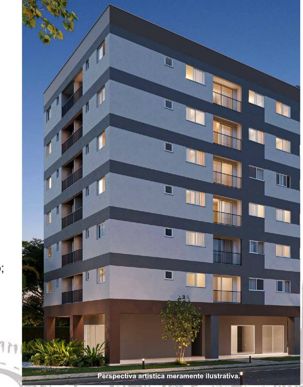 Fachada do Residencial Torino em Sobradinho I ao entardecer